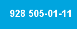 928 505-01-11